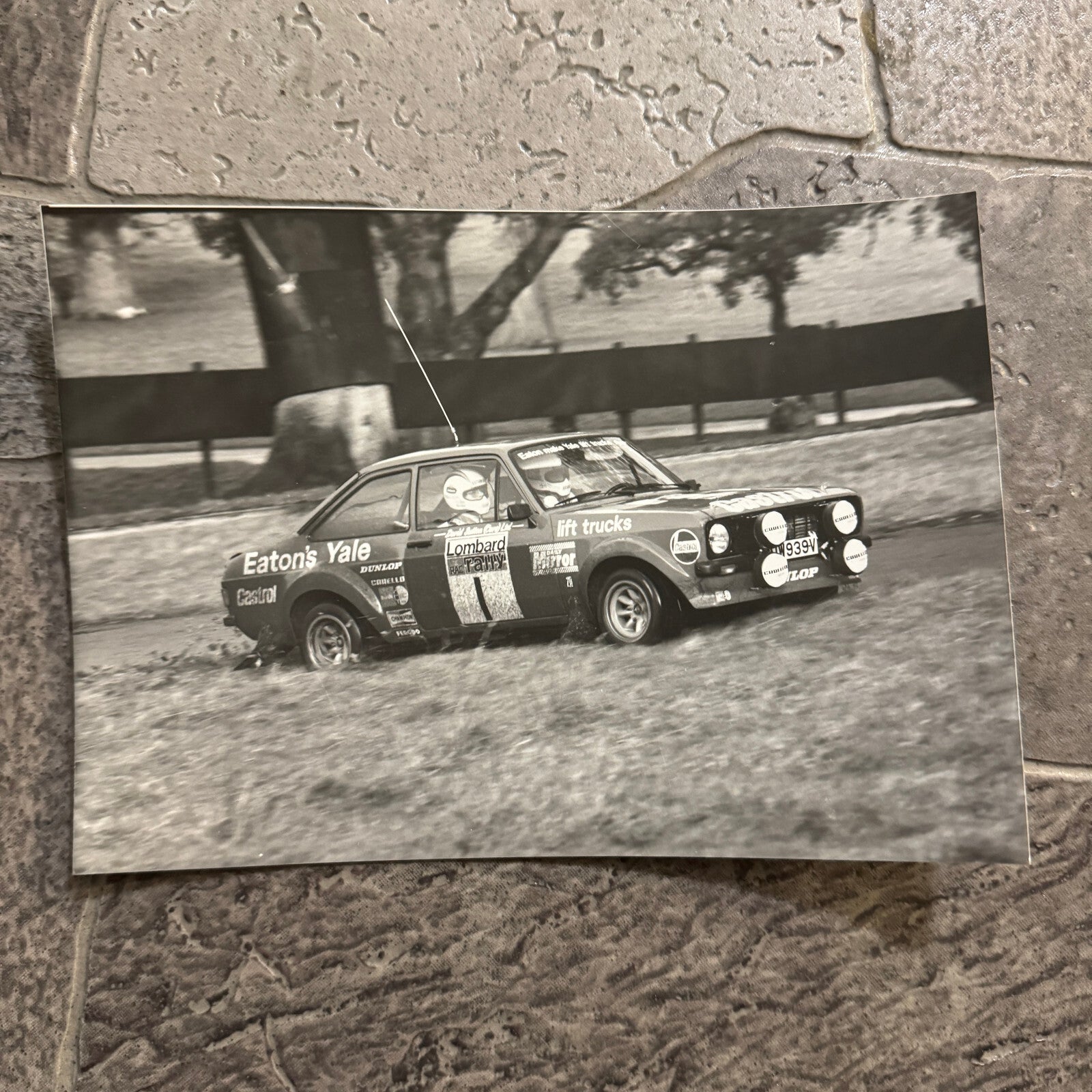 1980 RAC Rally Rallye Car Racing Photo Photograph Car Vintage