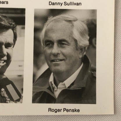 Indy Indianapolis Racing Photo Photograph Danny Sullivan Rick Mears Al Unser +