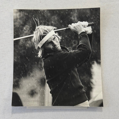 Vintage Golf Photograph Professional Golfer Unidentified 1980