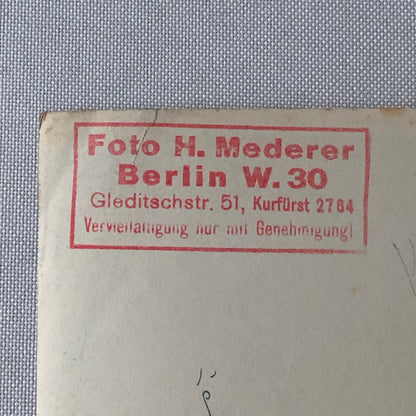 Vintage Circus Photo Acrobat Dancer Performer Berlin Germany Photograph