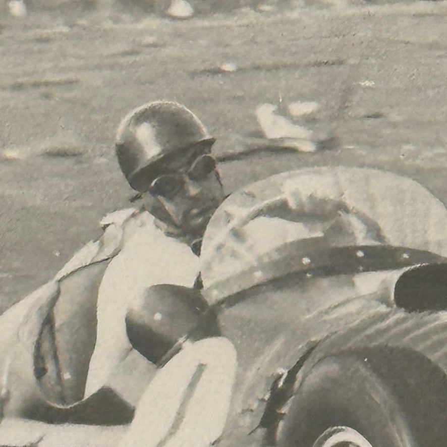 Vintage Racing Photo BRM V16 Car Ken Wharton 1954 Modern Print