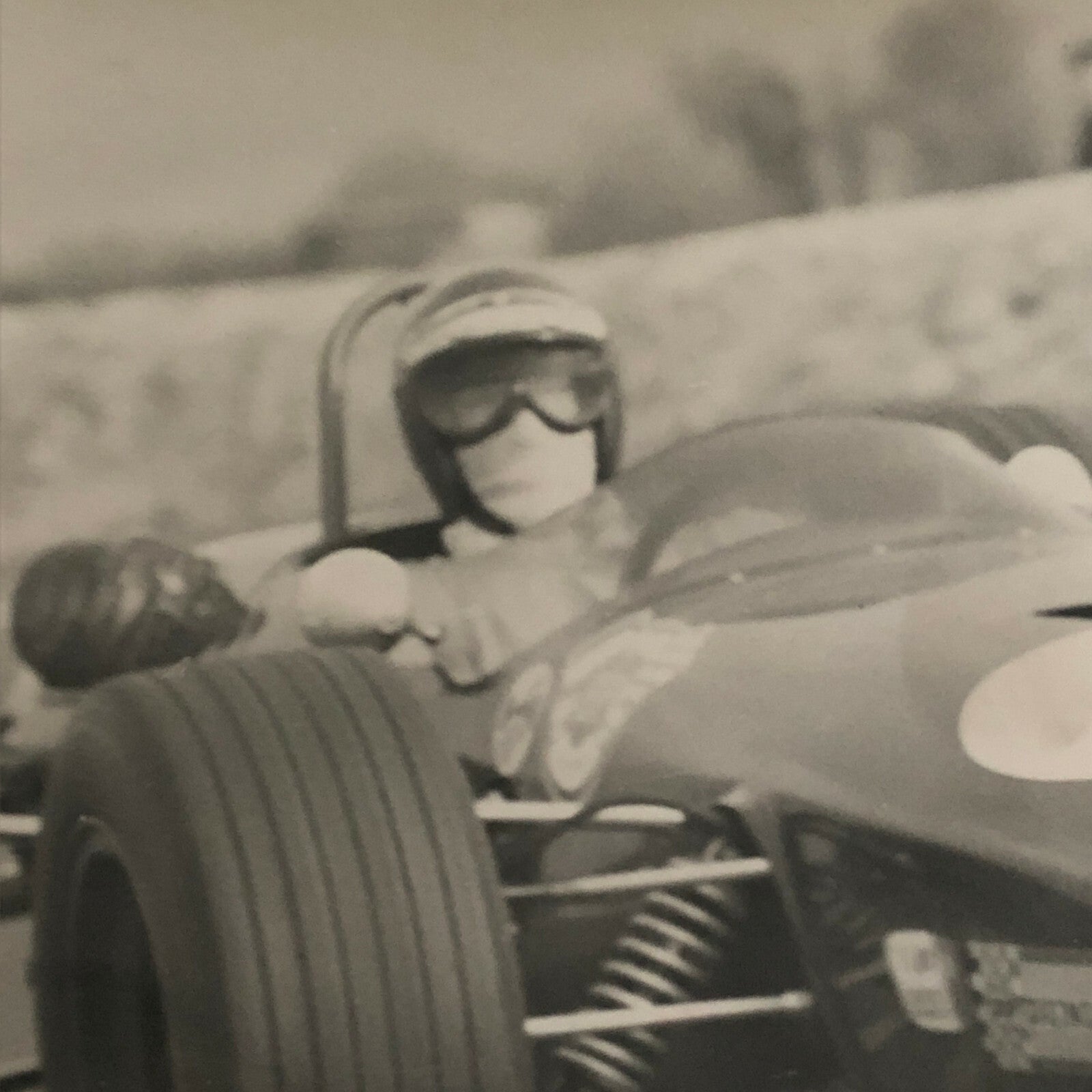 Vintage Grand Prix Racing Car Photo Photograph Print 