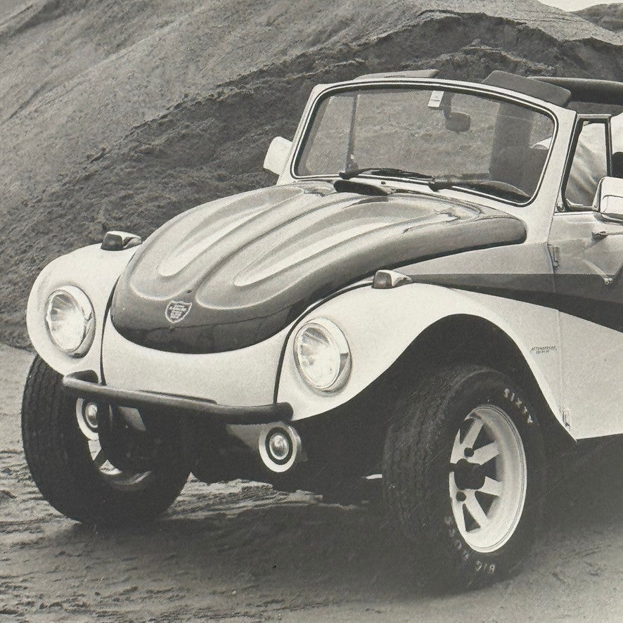 Vintage Volkswagen Beetle Custom Convetible Beach Dune Buggy Photo Photograph