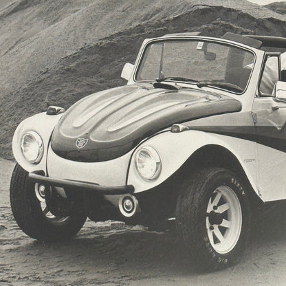 Vintage Volkswagen Beetle Custom Convetible Beach Dune Buggy Photo Photograph