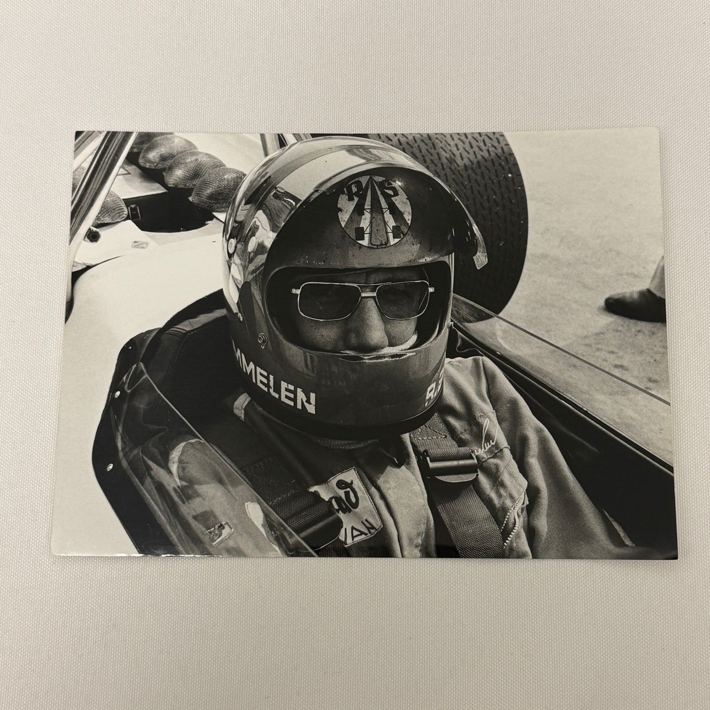 Vintage Racing Photo 1970 German Grand Prix Rolf Stommelen Motorsport Photograph