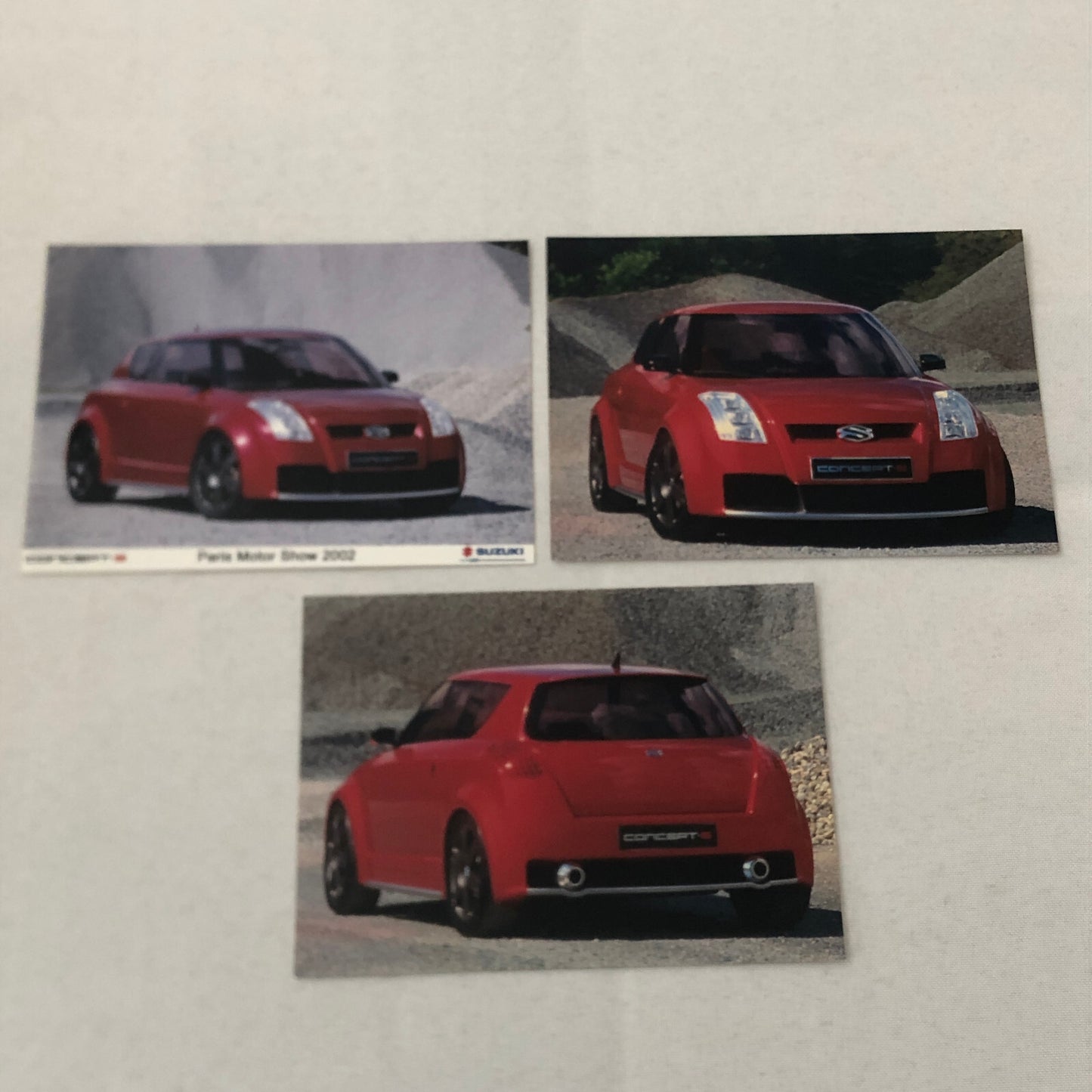 Suzuki Concept S Concept Car Prototype Factory Press Photo Photograph Lot 3x