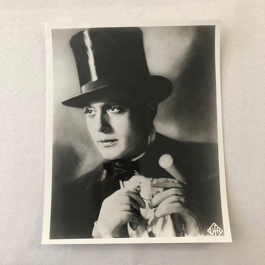 Handsome Actor in Tophat Photo Photograph Print Charles Boyer