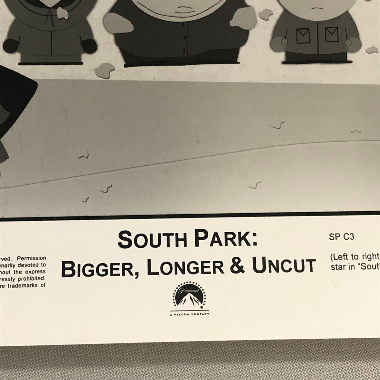 South Park Bigger Longer and Uncut Movie Press Photo Photograph Film 1999
