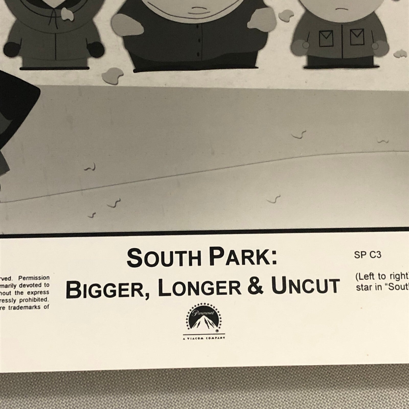 South Park Bigger Longer and Uncut Movie Press Photo Photograph Film 1999