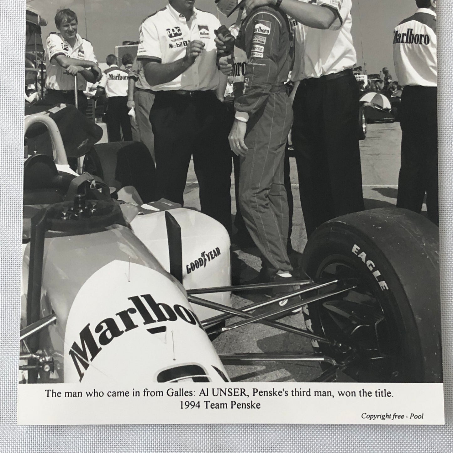 Vintage Indy Indianapolis Racing Press Photo Photograph Al Unser 1994 Penske