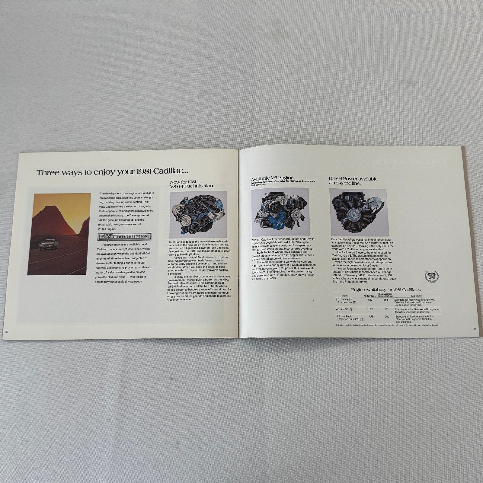 1981 Cadillac Car Sales Brochure Catalog Coupe DeVille Eldorado Seville Brougham