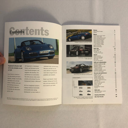 Porsche Boxster ACCESSORIES Sales Brochure Catalog 2006 2007 Wheel Rims +