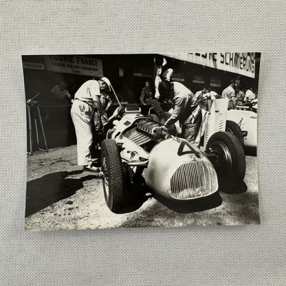 Vintage Talbot Racing Car Photo Photograph 1948 Modern Print