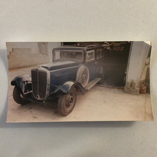 Vintage 1934 Morris Oxford 20HP Barn Find Car Photo Photograph Print 