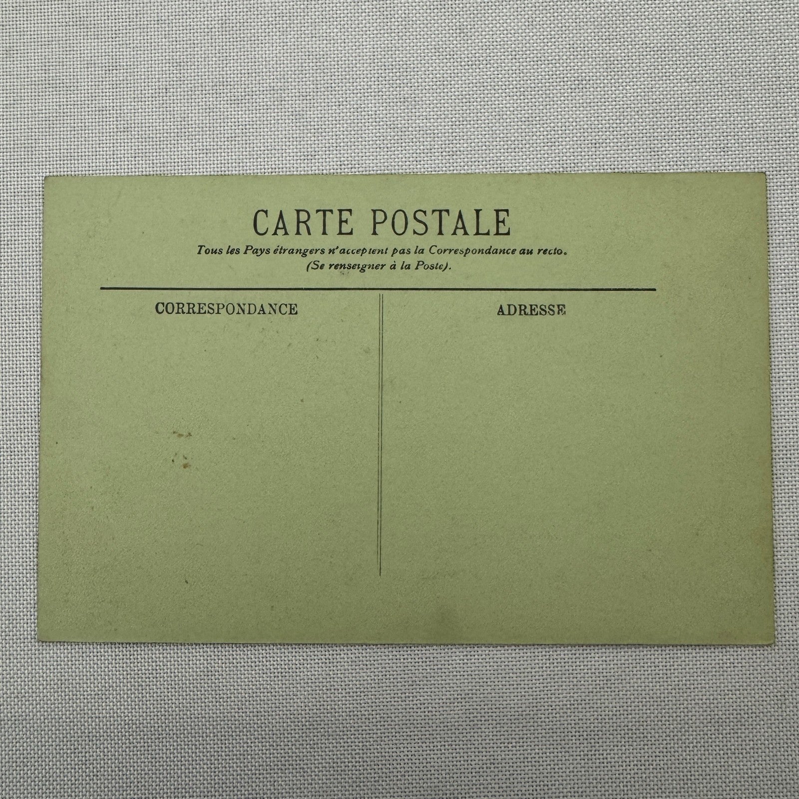 Vintage Zeppelin Airship Dirigible Postcard Post Card French Le Republique