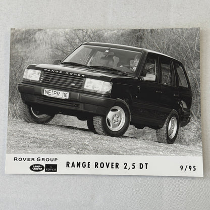 1995 1996 Rover Land Rover Press Kit Mini Cooper MG MGF Range Rover GERMAN