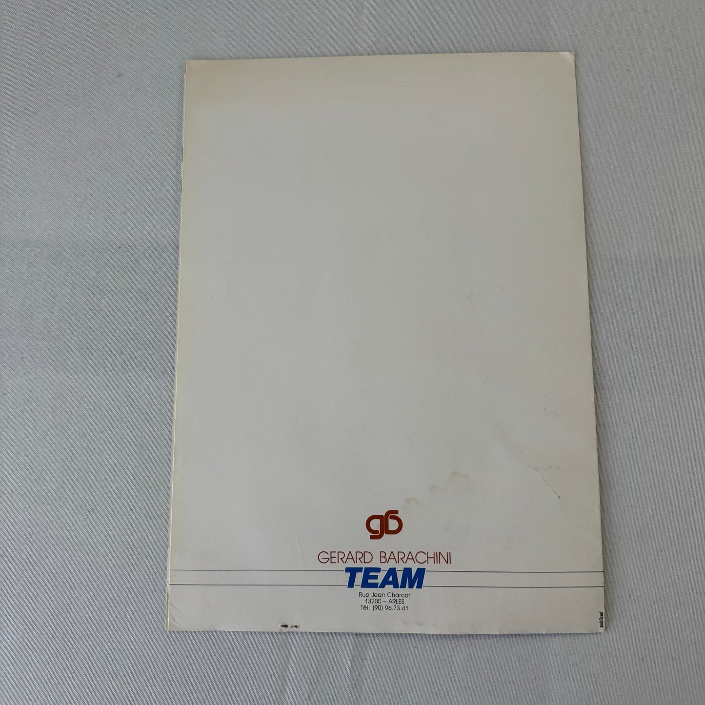 Gerard Barachini Racing Team Rally Rallye Press Kit Photos FRENCH