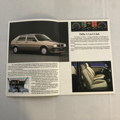 Lancia Delta Car Sales Brochure Catalog German HF Turbo Delta Integrale GTi