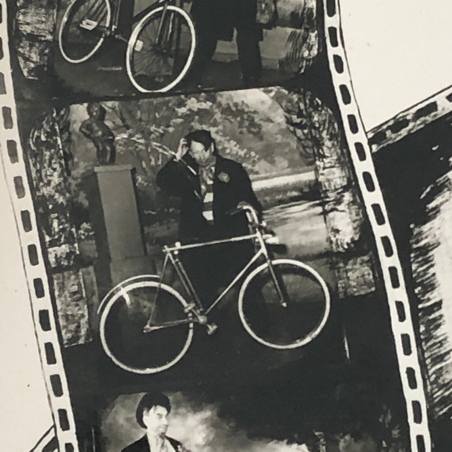 Circus Clown Bicycle Act Photo Photograph Vintage Dick Avan