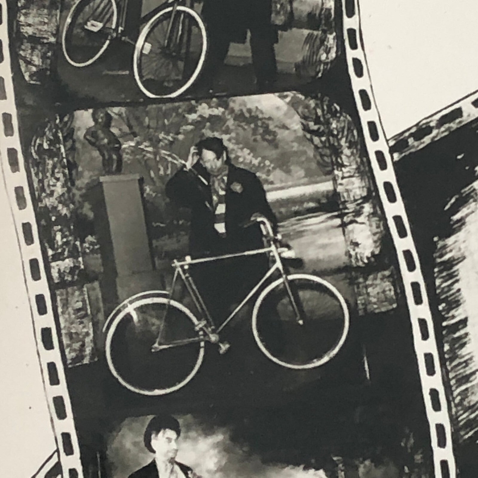 Circus Clown Bicycle Act Photo Photograph Vintage Dick Avan