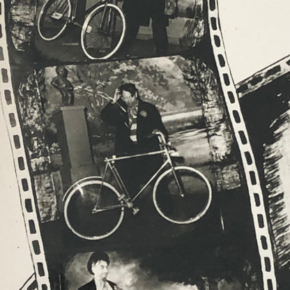 Circus Clown Bicycle Act Photo Photograph Vintage Dick Avan