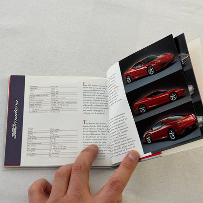 2000 Ferrari Press Kit CD Brochure Ferrari 360 Spider 550 Maranello 456 GT