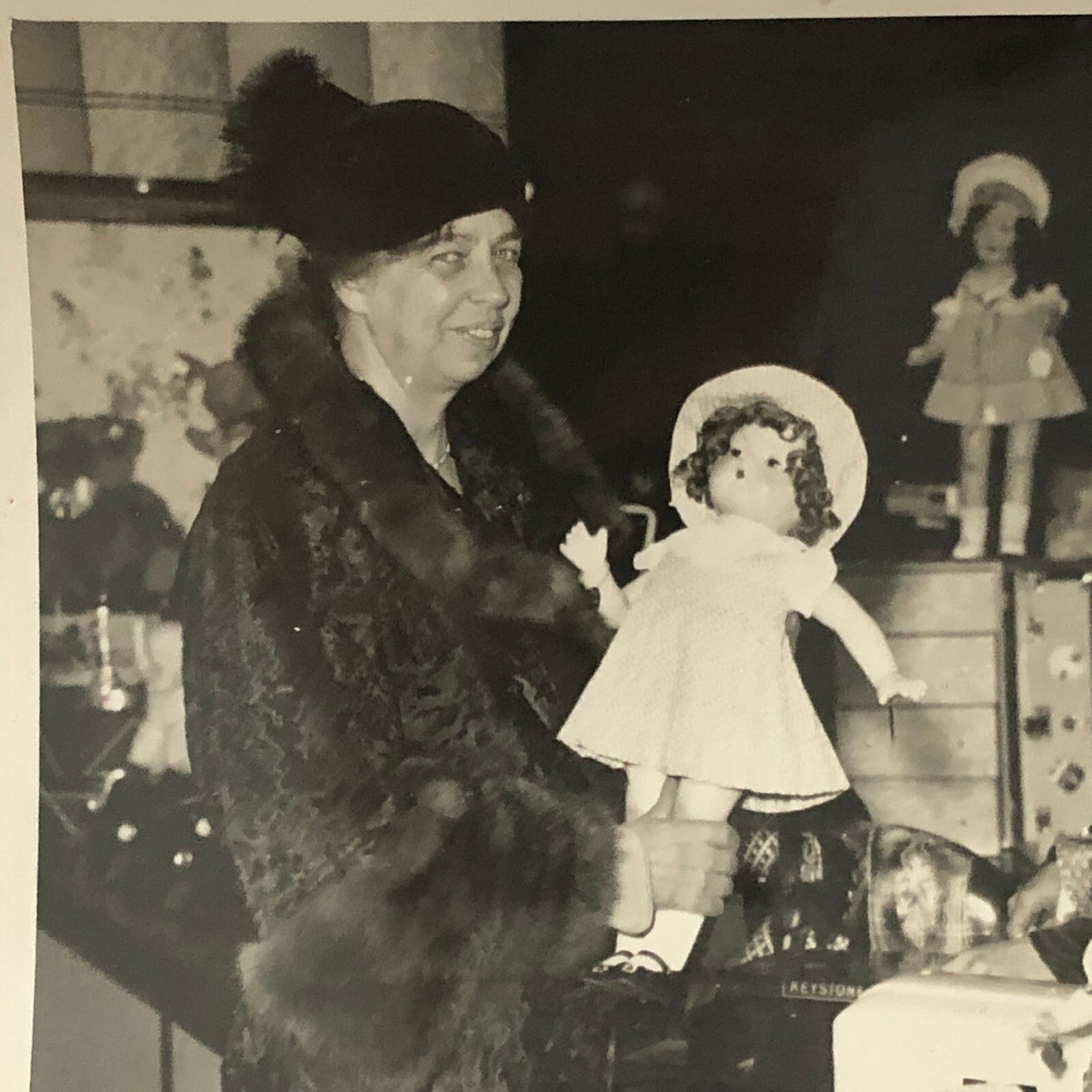 Press Photo Photograph Eleanor Roosevelt First Lady 1933 George Washington House
