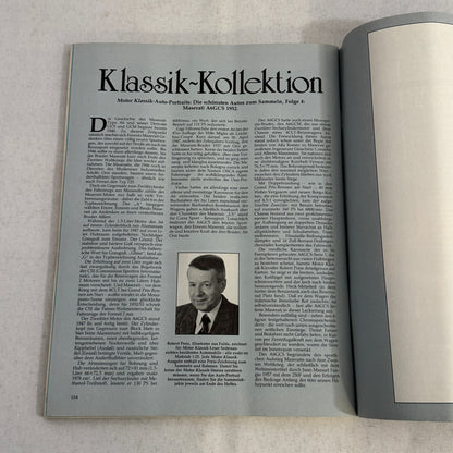 1952 Maserati A6 GCS 2000 Roadster Car Illustration Hand Drawn Art Vintage