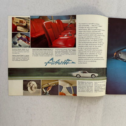 1963 Studebaker Car Sales Brochure Catalog Gran Turismo Hawk Lark Avanti Wagon