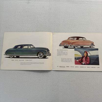 1949 Kaiser Car Sales Brochure Catalog Vintage Virginian Deluxe Special