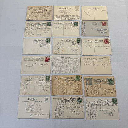 Antique Christmas & New Years Postcard Collection Lot Birds Flowers Xmas 100+