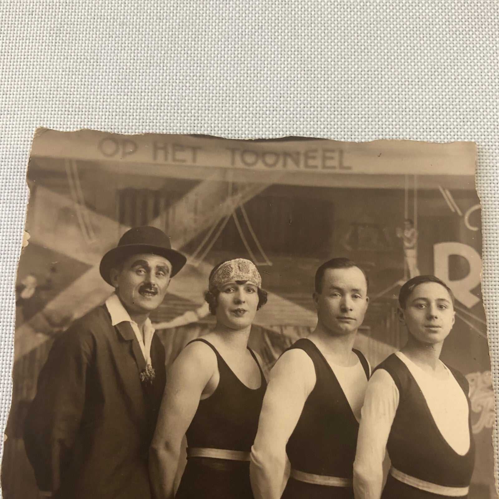 Circus Performer Photo Postcard Real Photo Postcard RPPC Vintage