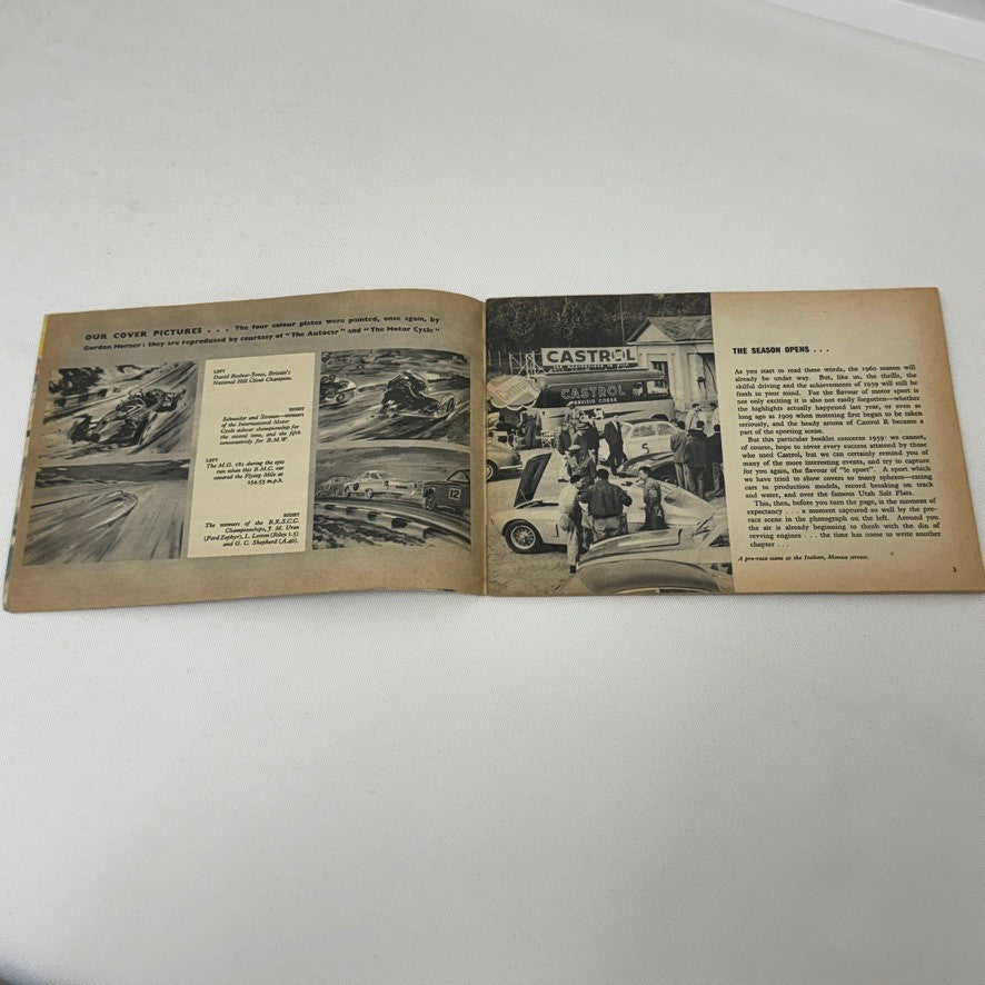 1959 Castrol Racing Achievements Brochure Rally Rallye Motorcycle Land Speed +