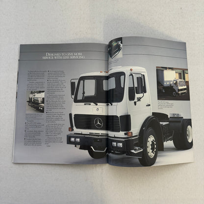 Mercedes Benz LPS 1525 Diesel Tractor Truck Sales Brochure Catalog Advertising