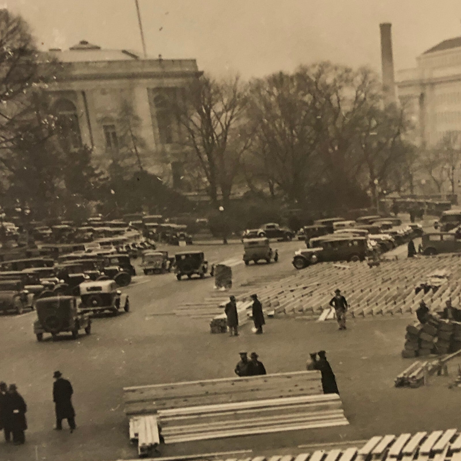 Press Photo Photograph FDR President Franklin Roosevelt Inauguration Strike 1933