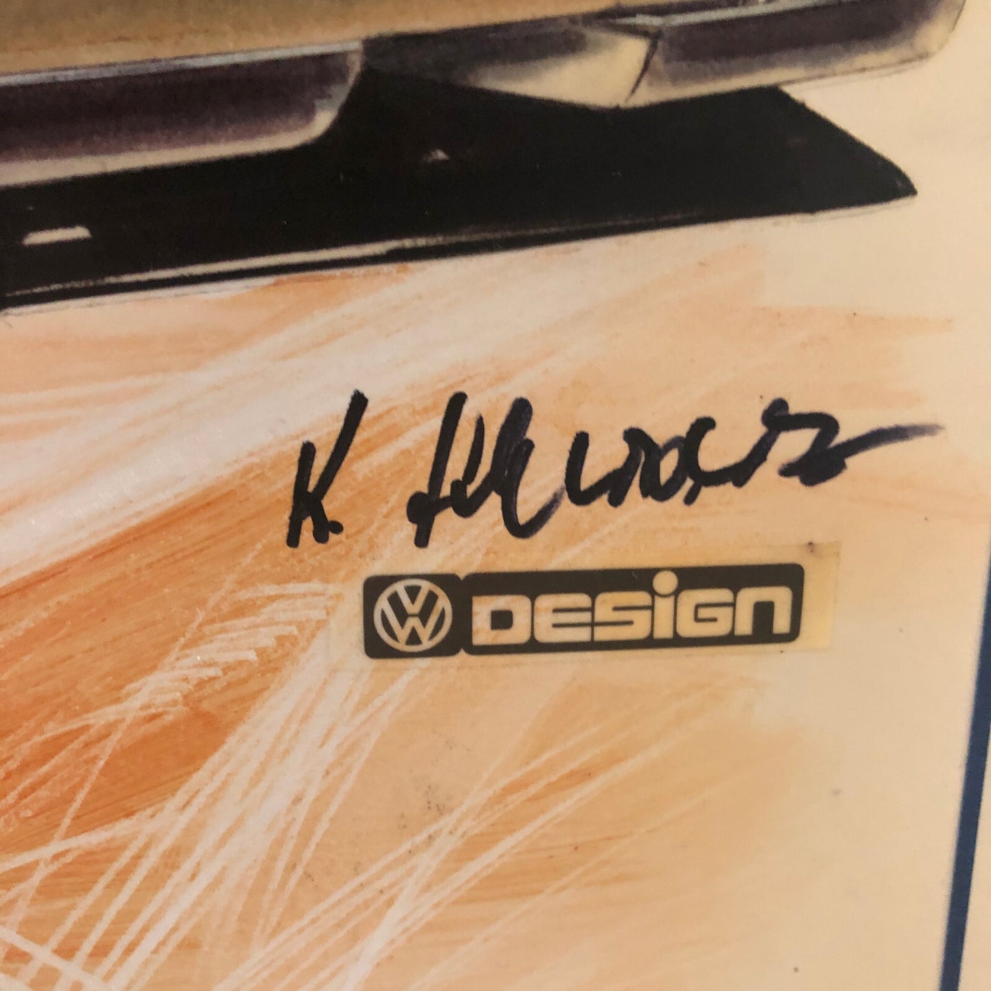 Volkswagen VW Rabbit Pickup Caddy with Trailer Concept Styling Ilustration Art