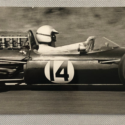 Racing Photo Photograph Denis Hulme Brabham Car 1965