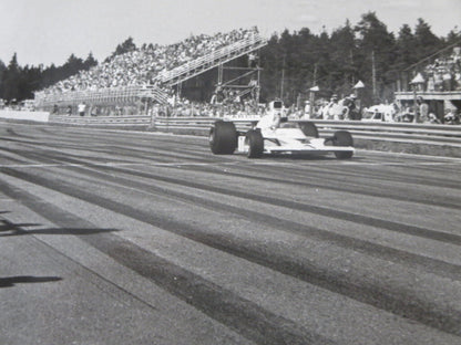 Vintage 1973 Swedish Grand Prix Racing Race Car Photograph Photo Denny Hulme