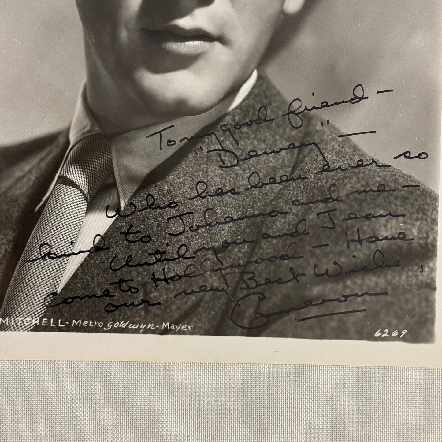 Cameron Mitchell Actor Signed Photo Photograph Autographed Autograph MGM