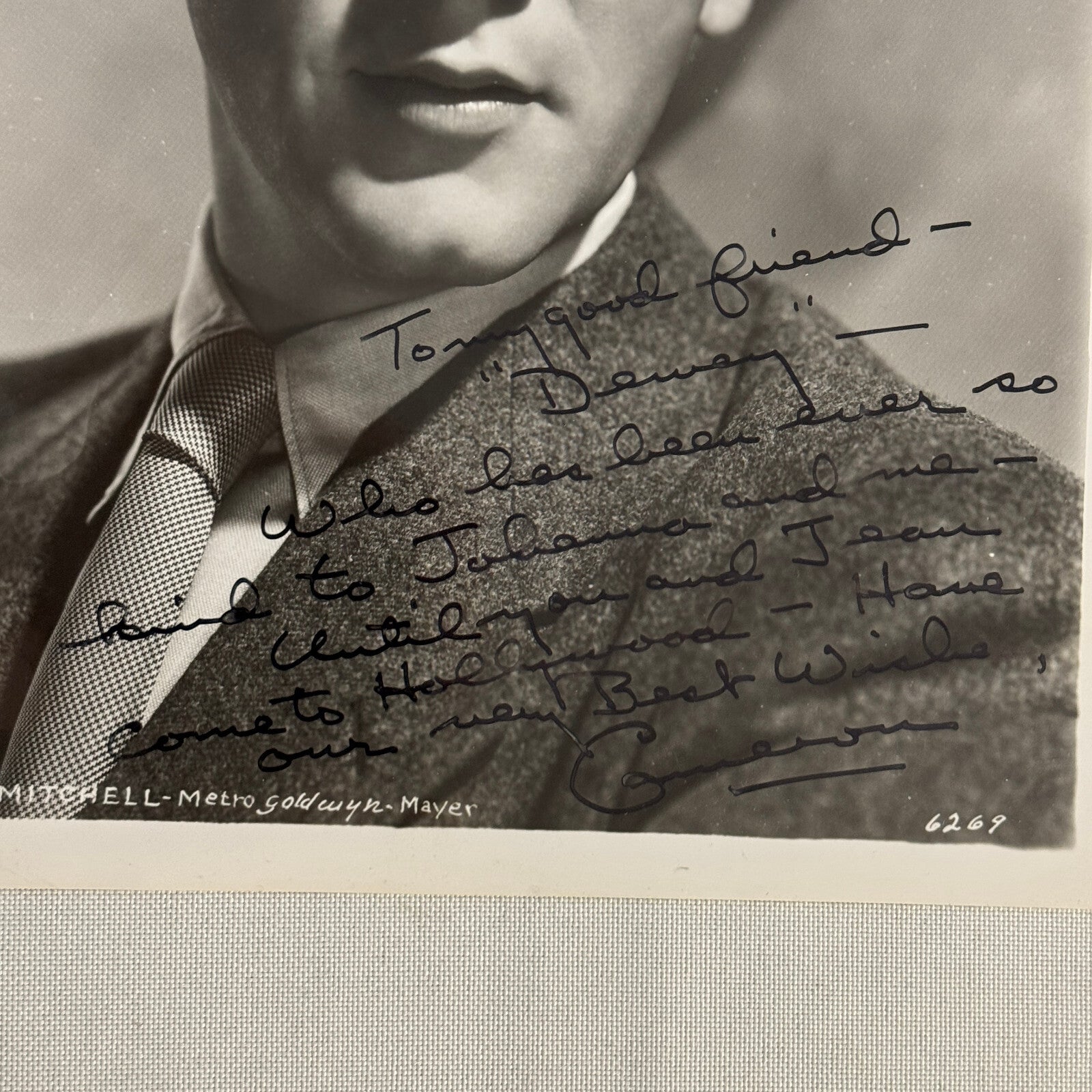 Cameron Mitchell Actor Signed Photo Photograph Autographed Autograph MGM