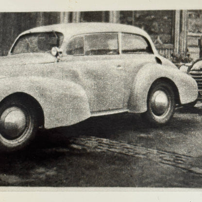 Vintage Car Automobile Photo Photograph Print Unidentified