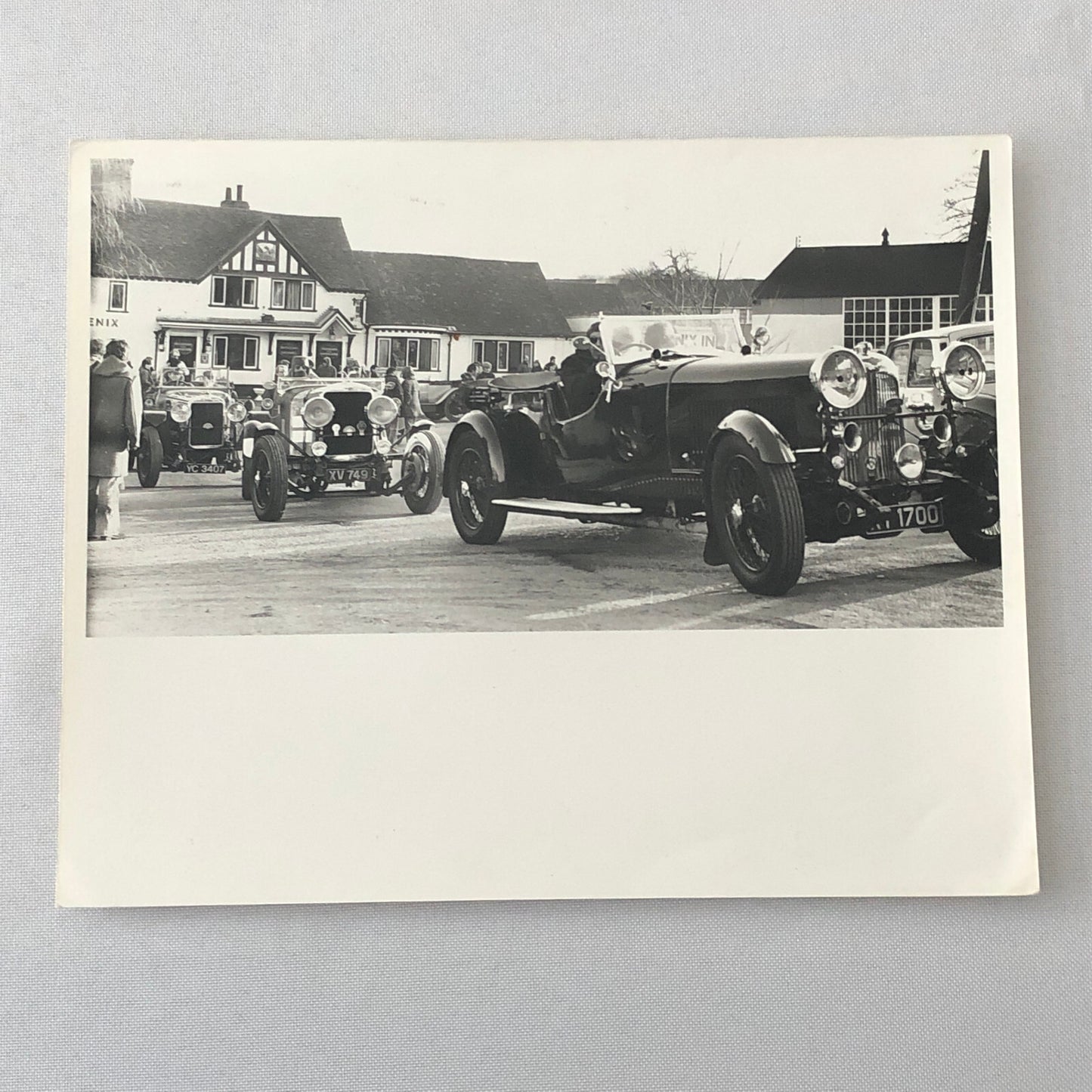 Vintage Antique Car Rally Photo Photograph Print 1981