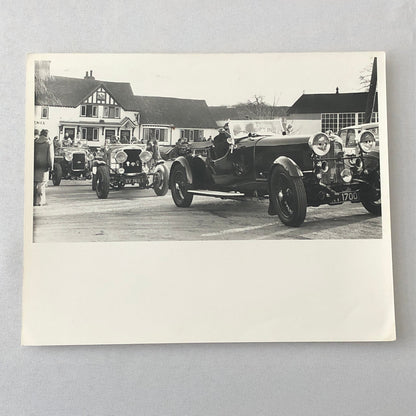 Vintage Antique Car Rally Photo Photograph Print 1981