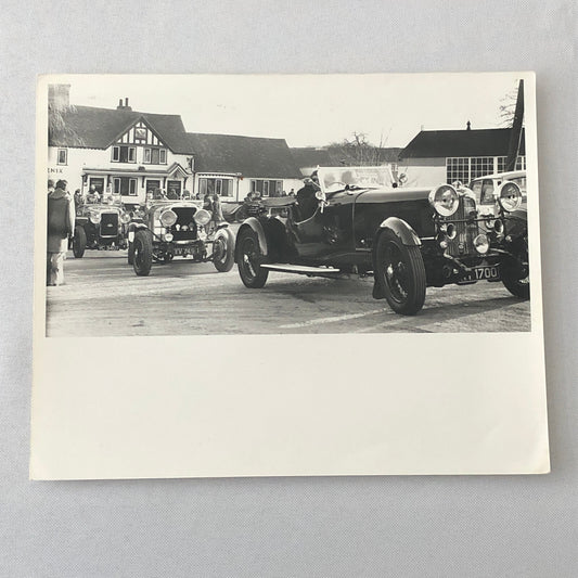 Vintage Antique Car Rally Photo Photograph Print 1981