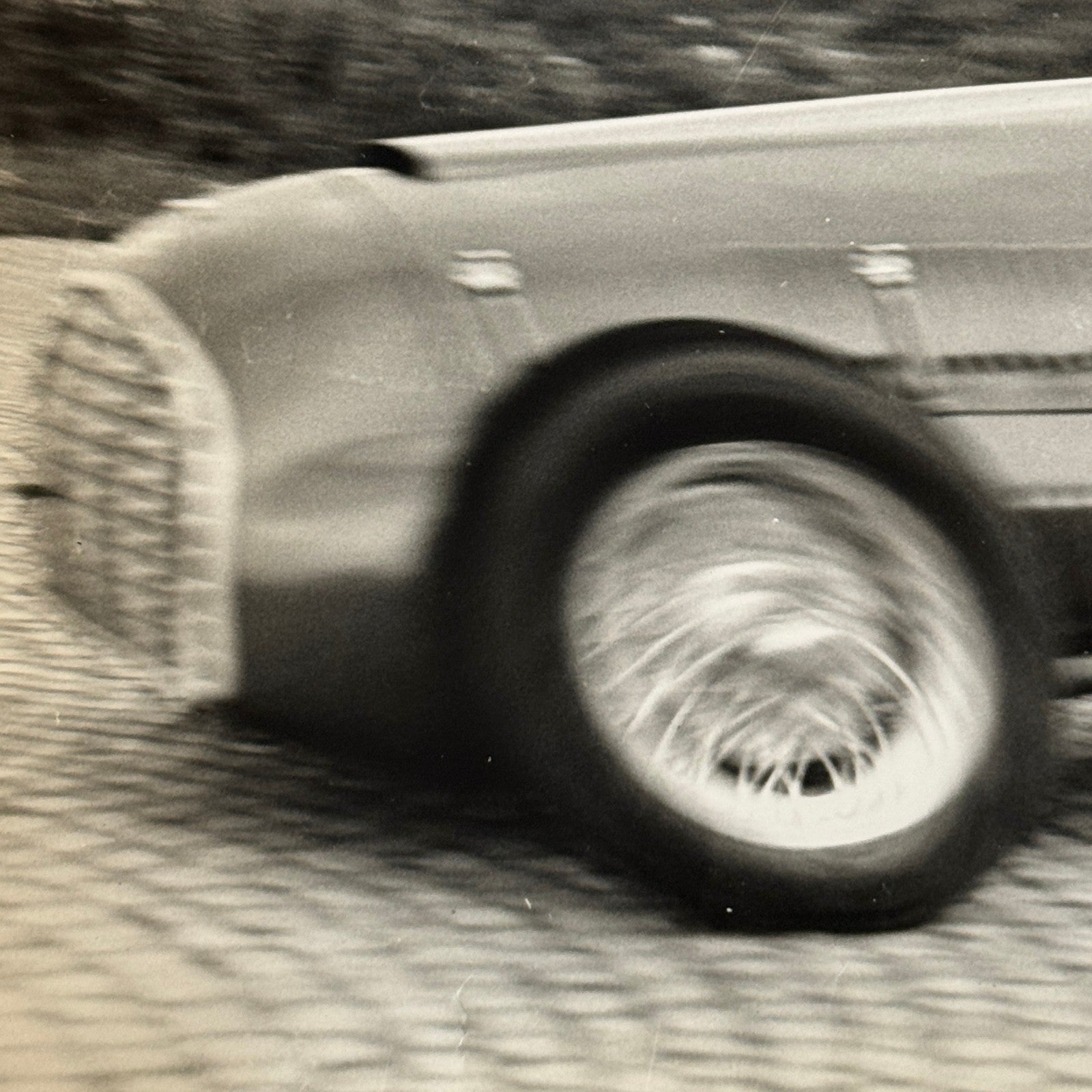 Juan Manuel Fangio Racing Driver in Car Press Photo Photograph Print