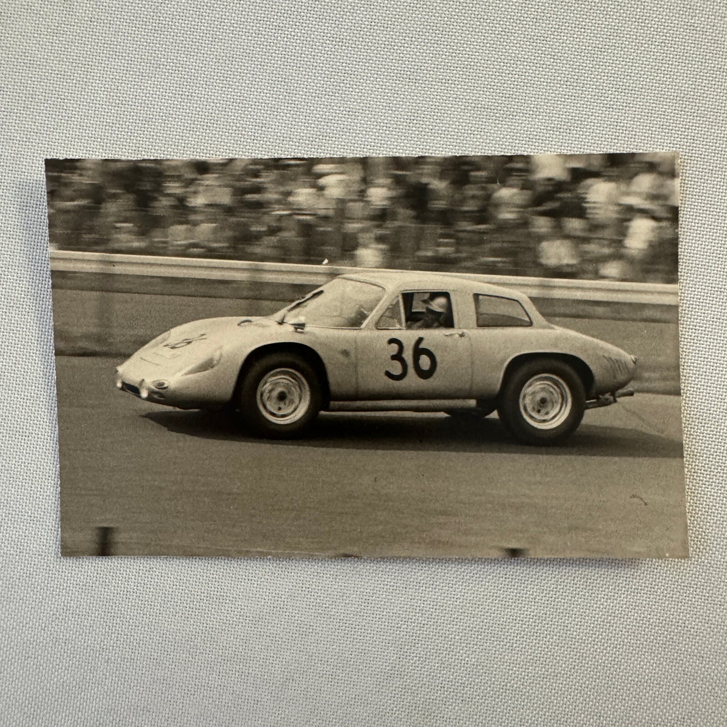 Vintage Porsche Racing Car Photo Photograph Print 1965
