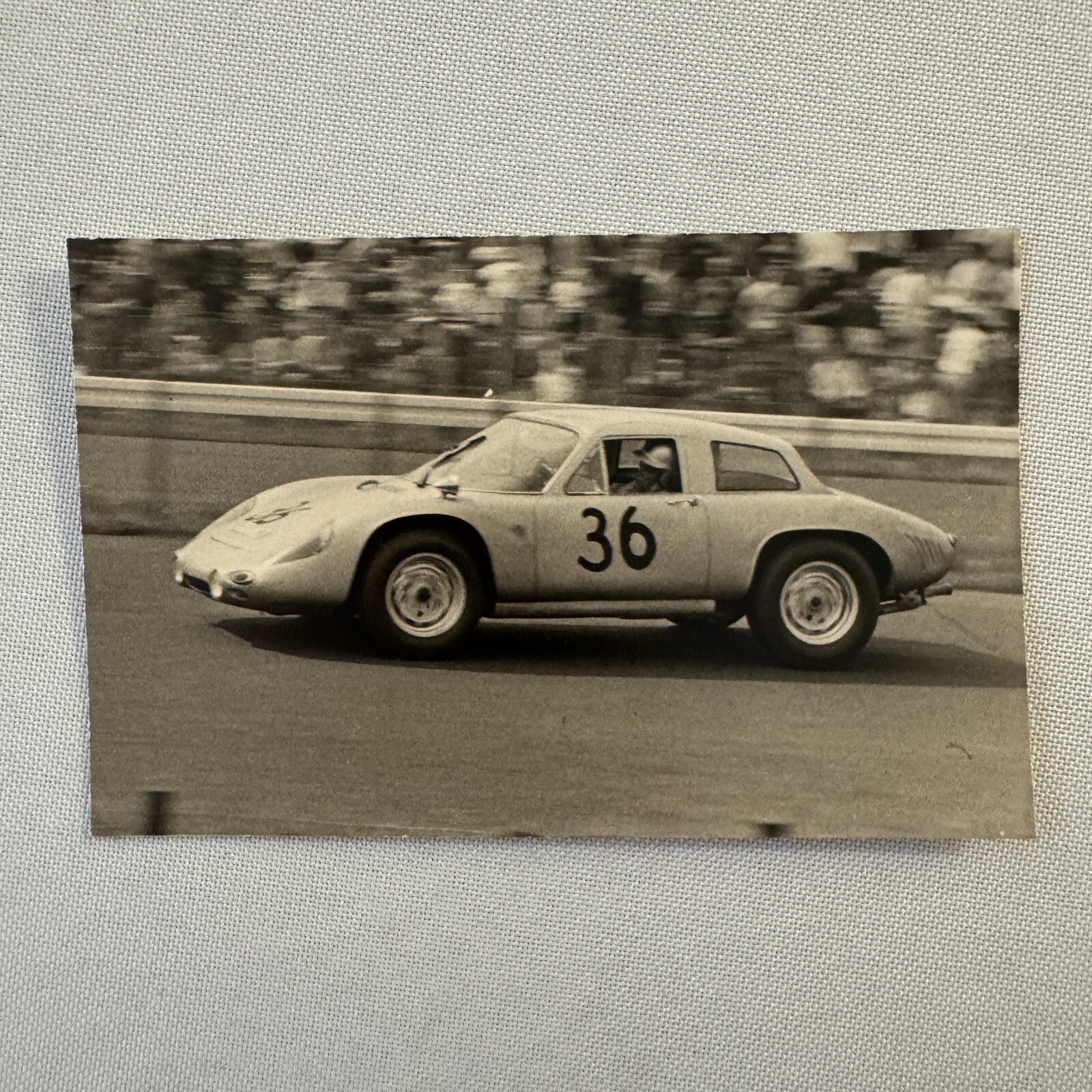 Vintage Porsche Racing Car Photo Photograph Print 1965
