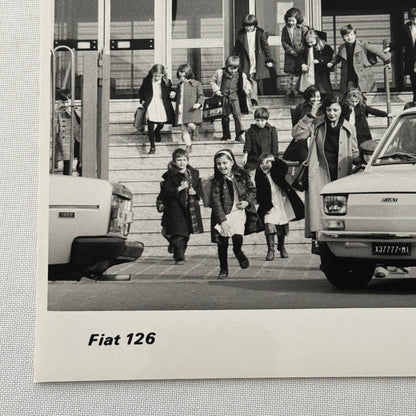 Fiat 126 Car Factory Press Photo Photograph Print 1976