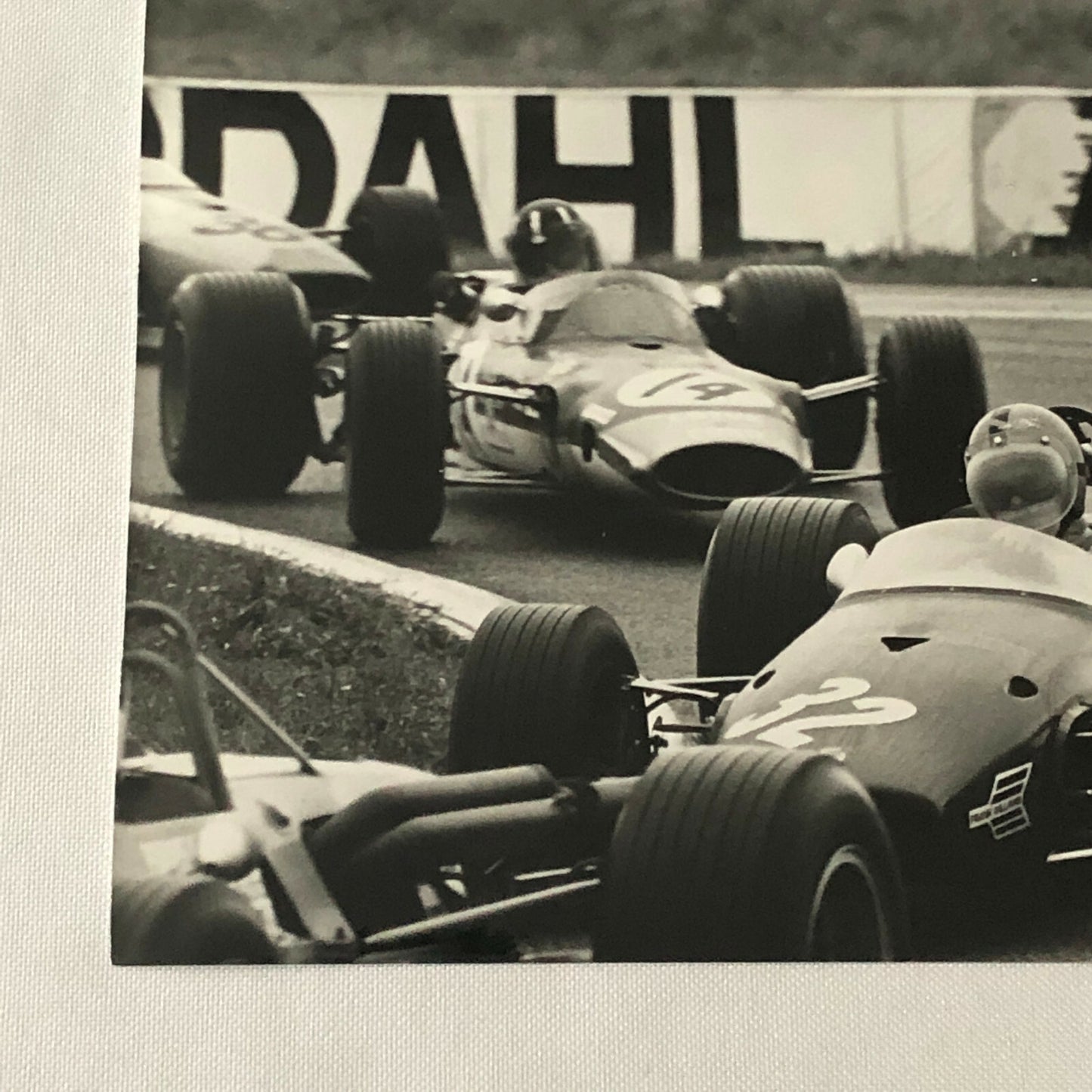 Vintage 1968 Reims Formula 2 F2 Racing Photo Photograph DPPI Jack Brabham ? 