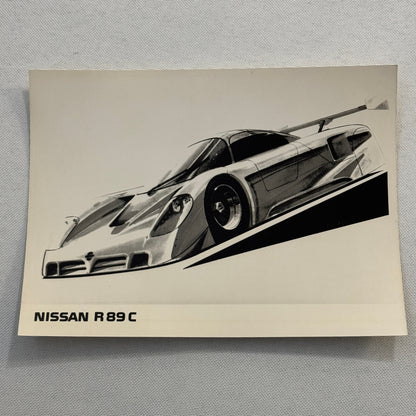 Nissan R89C Racing Car Photo Press Photograph Print Vintage Nissan R89 C